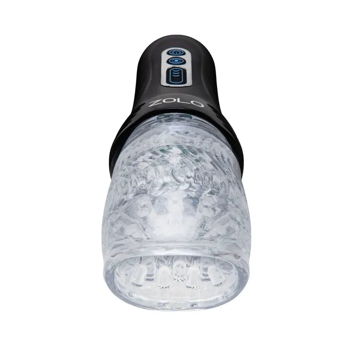 Zolo The Original Gawk Gawk USB Rechargeable Vibrating, Rotating & Thrusting Masturbator Clear Main image