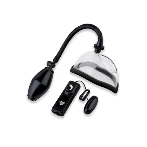 XGEN Products Size Up Vibrating Pussy Pump Clear Secondary image