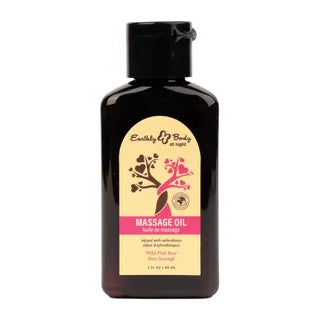 Earthly Body EB Hemp Seed Scented Massage Oil 60ml Bottle Earthly Body