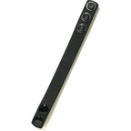 C1 Releasing Boneyard Silicone Cock Strap 3Snap Adjustable Cock Ring Black