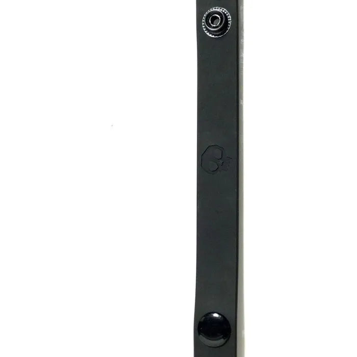 C1 Releasing Boneyard Silicone Cock Strap 3Snap Adjustable Cock Ring Black
