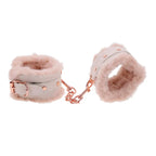 Sportsheets Sex & Mischief Peaches n CreaMe Fur Handcuffs Restraints Peach