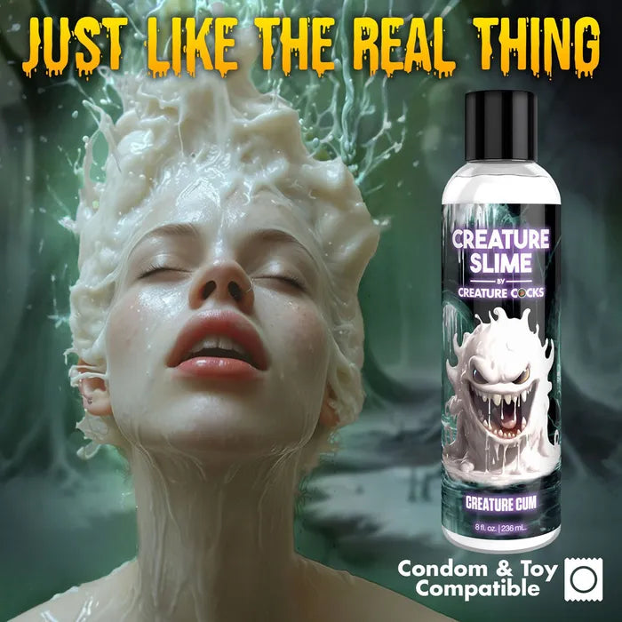 XR Brands Creature Slime By Creature Cocks Cum Lubricant 236ml Pump Bottle Secondary image