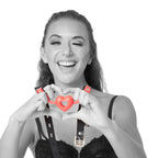 Sportsheets Sex & Mischief Amor Ball Gag Mouth Restraint Red / Black