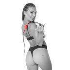 Sportsheets Sex & Mischief Amor Ball Gag Mouth Restraint Red / Black