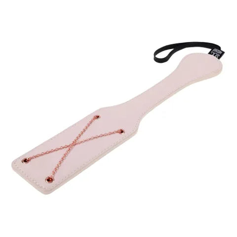 Sex & Mischief Peaches N CreaMe Chain Impressions Spanking Paddle Peach Sportsheets