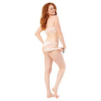 Sex & Mischief Peaches N CreaMe Chain Impressions Spanking Paddle Peach Sportsheets
