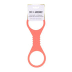 Sex & Mischief Peaches N CreaMe Silicone Cuffs Restraints Peach Sportsheets
