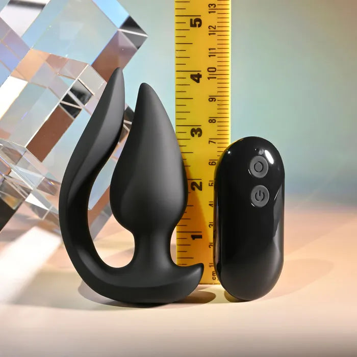 Evolved THE GENIE USB Rechargeable Vibrating Plug With Wireless Remote 11.2cm Black Evolved