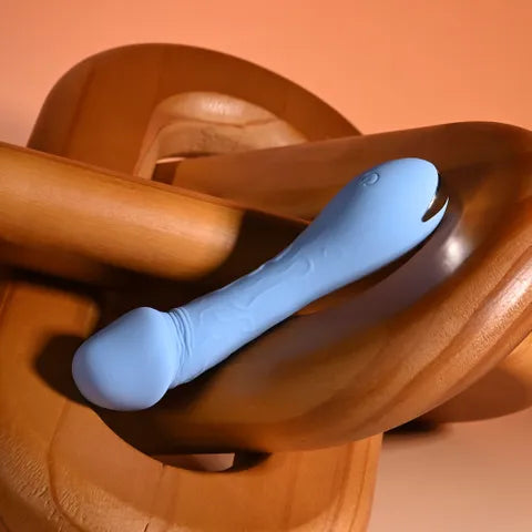 Selopa DAINTY DICK USB Rechargeable Mini Vibrator 11.9cm Baby Blue Selopa