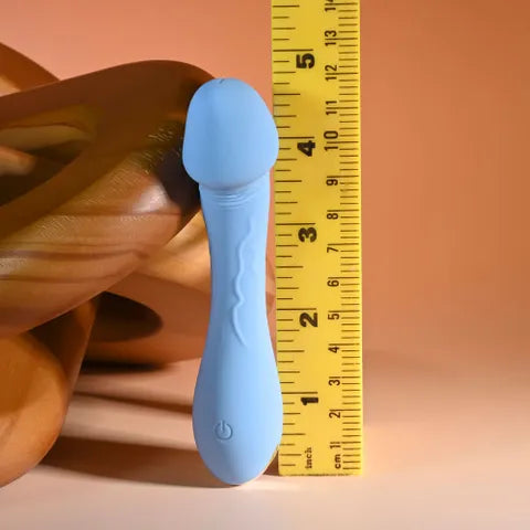Selopa DAINTY DICK USB Rechargeable Mini Vibrator 11.9cm Baby Blue Selopa