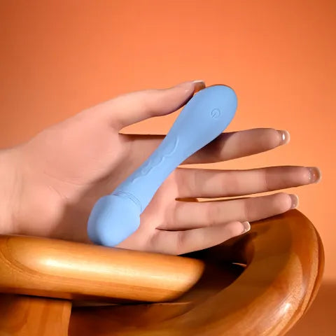 Selopa DAINTY DICK USB Rechargeable Mini Vibrator 11.9cm Baby Blue Selopa