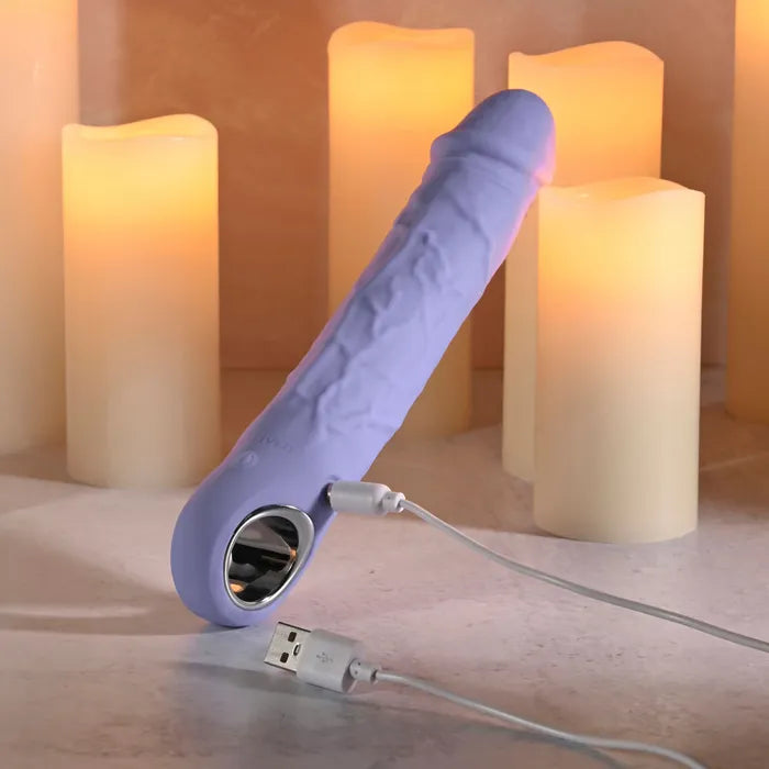 Evolved LARGE PURPLE FANTASY USB Rechargeable Vibrator 21.8cm Purple Secondary image