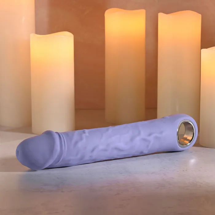 Evolved LARGE PURPLE FANTASY USB Rechargeable Vibrator 21.8cm Purple Evolved
