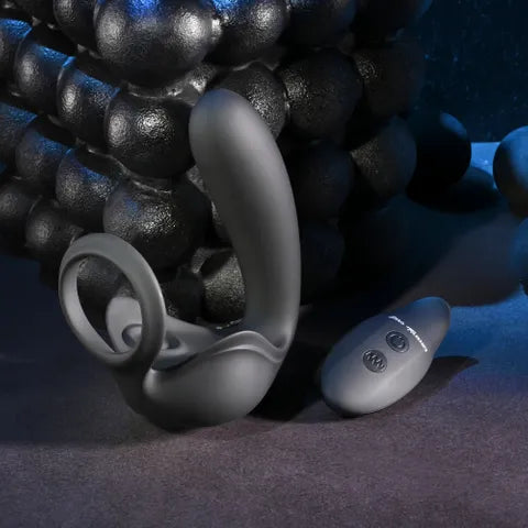Zero Tolerance BALLIN OUT USB Rechargeable Prostate Massager With Cock Ring & Wireless Remote Black Zero Tolerance