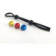 C1 Releasing Boneyard Cock Leash Double Adjustable Lasso Cock Ring Black