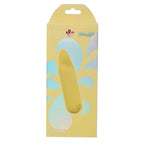 Maia TAWNI USB Rechargeable Bullet with Flickering Tip Yellow 9 cm