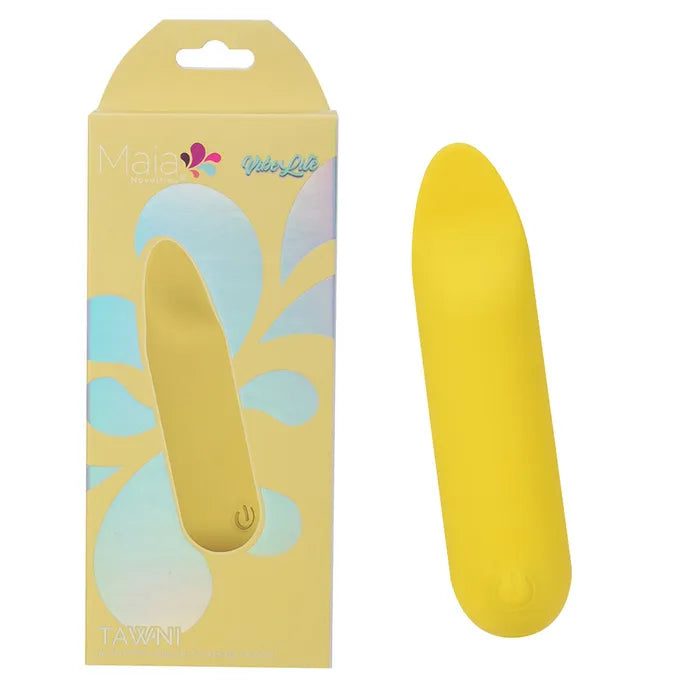Maia TAWNI Lavender USB Rechargeable Bullet with Flickering Tip 9cm
