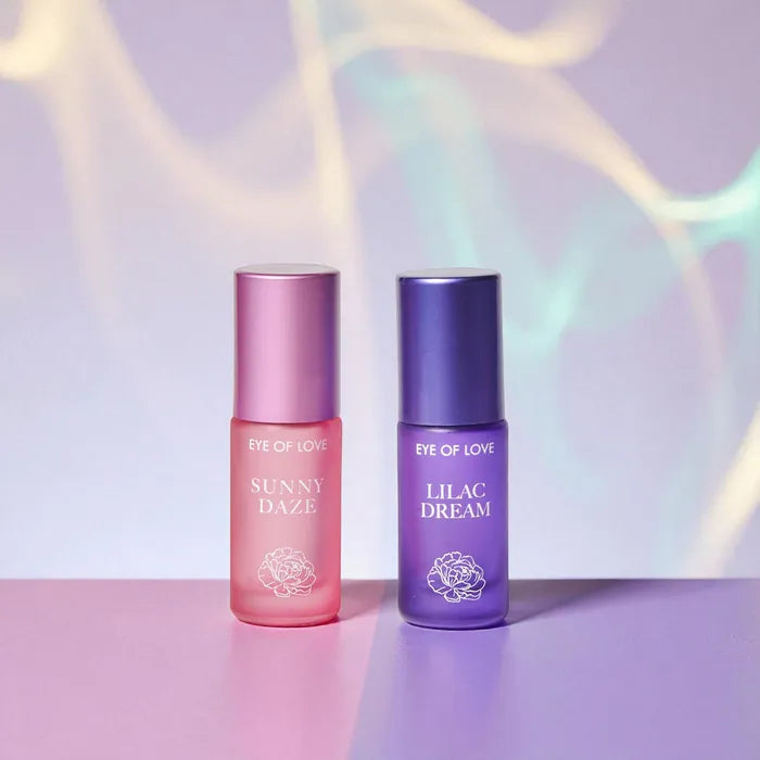 Eye Of Love Love In Bloom Pheromone Perfume Roll On Set Day To Night (Sunny Daze & Lilac Dream) For Women To Attract Men 10ml Secondary image