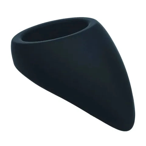 Shots Toys LEVELZ Teardrop Silicone Cock Ring Black Shots Toys
