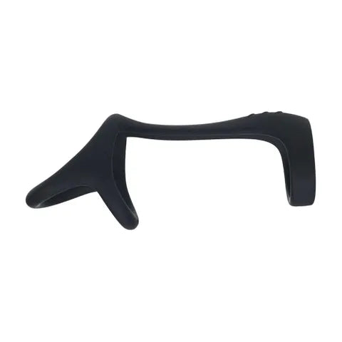 Shots Toys LEVELZ Tri O Silicone Shaft Cock & Ball Ring Black Shots Toys