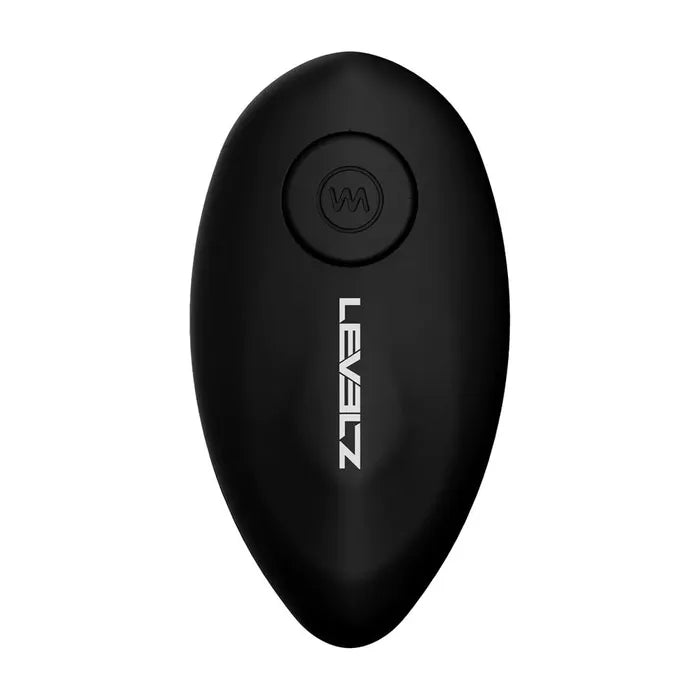 Shots Toys LEVELZ Remote Controlled Vibrating TriO Cock Ring With Prostate Stimulator Black Shots Toys