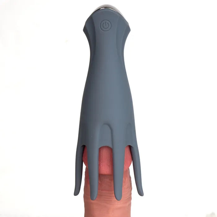 Maia LEO USB Rechargeable Penis Head Tickler Grey Secondary image