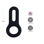 Maia GAVIN Cock & Balls Ring Black Maia Toys