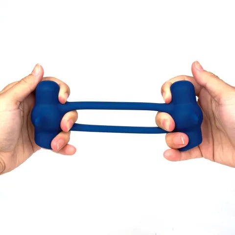 Maia RONAN USB Rechargeable Dual Vibrating Cock Ring Blue Maia Toys