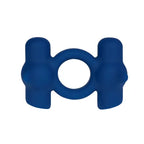Maia RONAN USB Rechargeable Dual Vibrating Cock Ring Blue Maia Toys