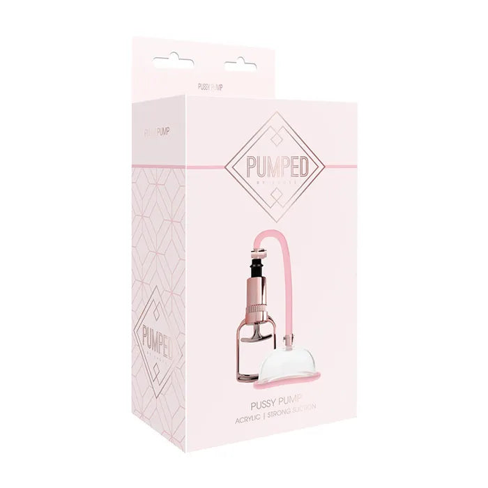 Shots Toys Pumped Pussy Pump Vagina Pump Rose Pink