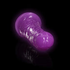 Shots Toys REALROCK Slim Glow In The Dark Dong 6 Inch Purple