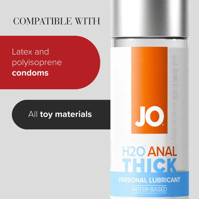 JO H2O Thick Water Based Anal Lubricant 240ml Bottle