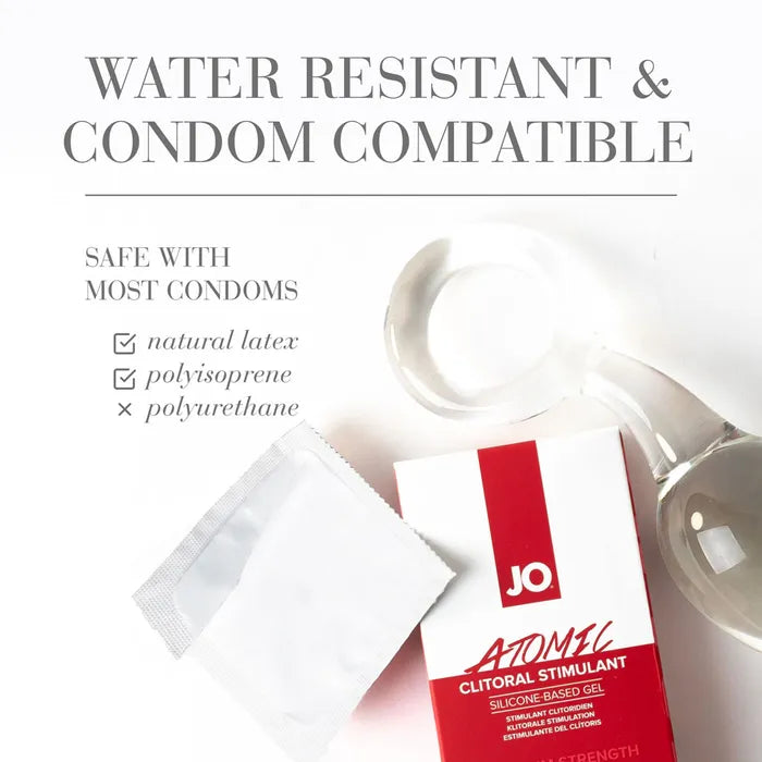 JO Atomic Clitoral Stimulating Gel For Women 10ml Tube JO