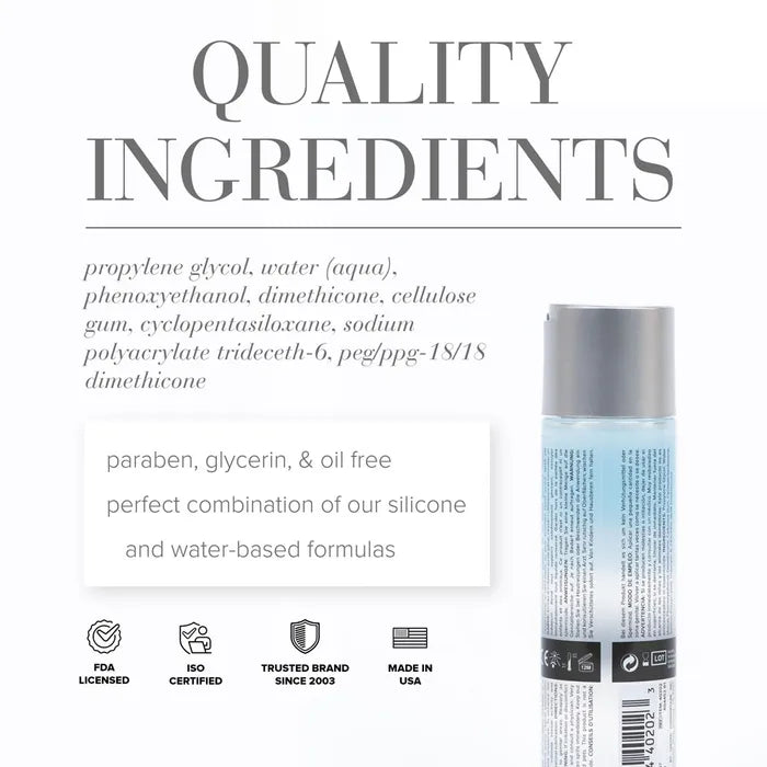 JO Classic Hybrid Lubricant 120ml Bottle