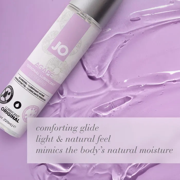 JO Agape Original Water Based Lubricant For Sensitive Skin 120ml Bottle JO