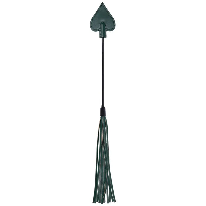 Sportsheets Sex & Mischief Indica Dual Impact Crop Whip Green Sportsheets
