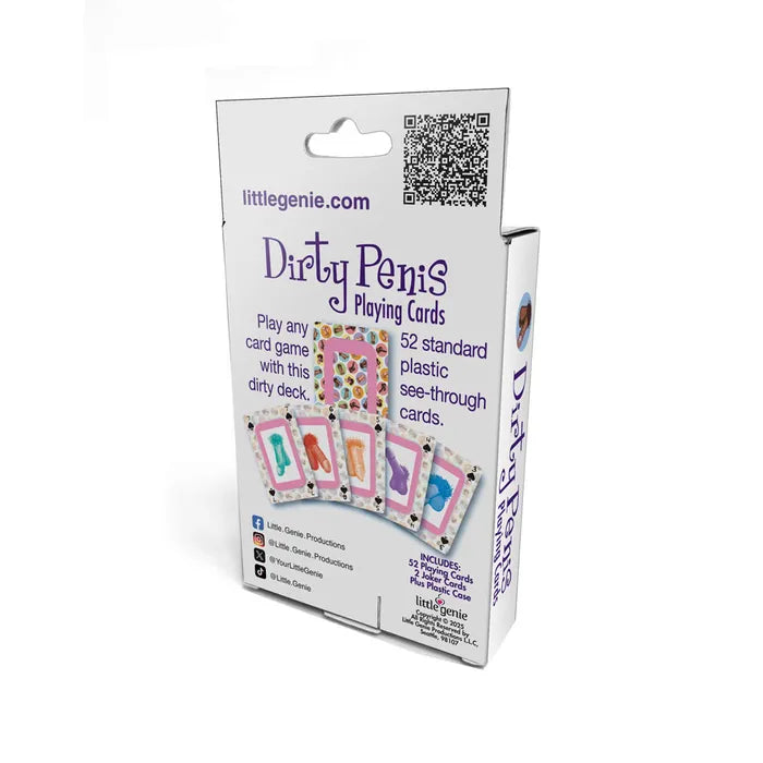 Little Genie Dirty Penis Waterproof Novelty Playing Cards Little Genie