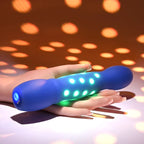 Evolved DISCO DIVA USB Rechargeable Light Up Vibrator 20.9cm Blue Evolved