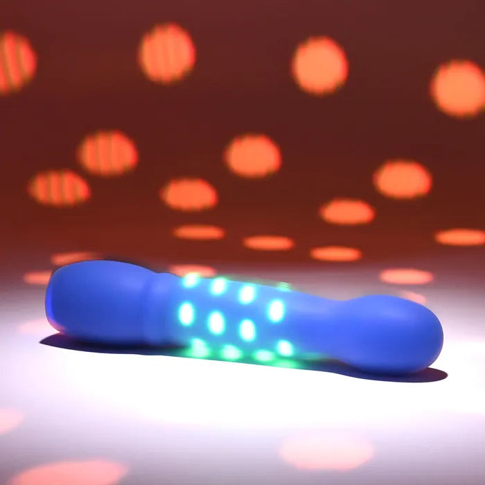 Evolved DISCO DIVA USB Rechargeable Light Up Vibrator 20.9cm Blue Evolved