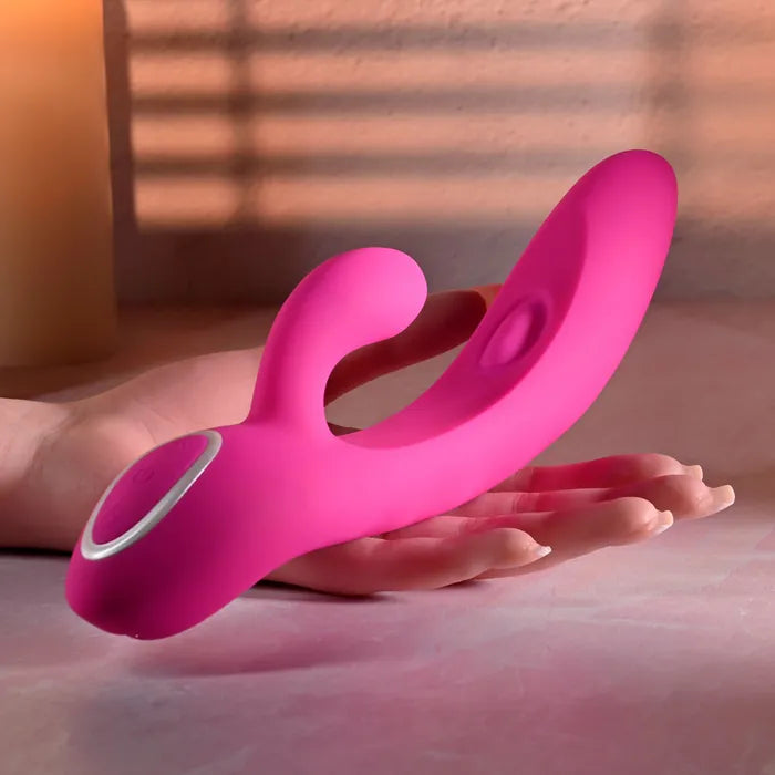 Evolved G TAPPER USB Rechargeable Rabbit Vibrator Pink Evolved
