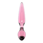 Satisfyer Triple Crystal 2 Pink Glass 3 In1 Butt Plug