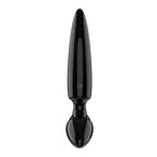 Satisfyer Triple Crystal 1 Black Glass 3 In 1 Butt Plug