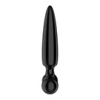 Satisfyer Triple Crystal 1 Black Glass 3 In 1 Butt Plug