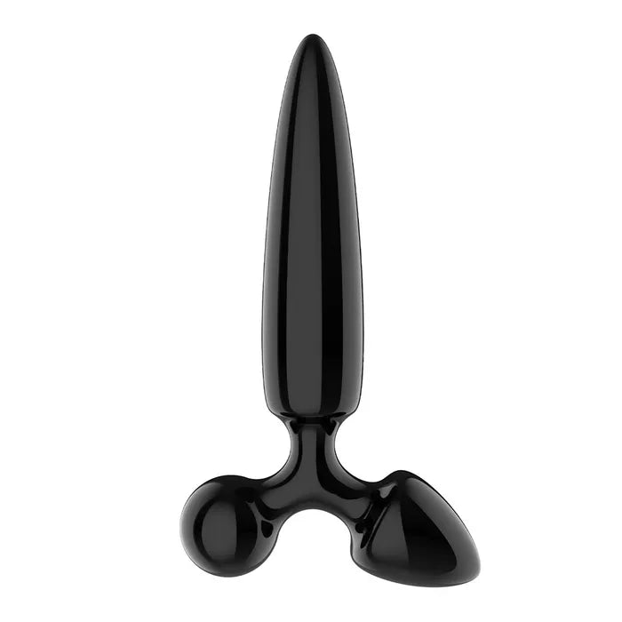 Satisfyer Triple Crystal 1 Black Glass 3 In 1 Butt Plug