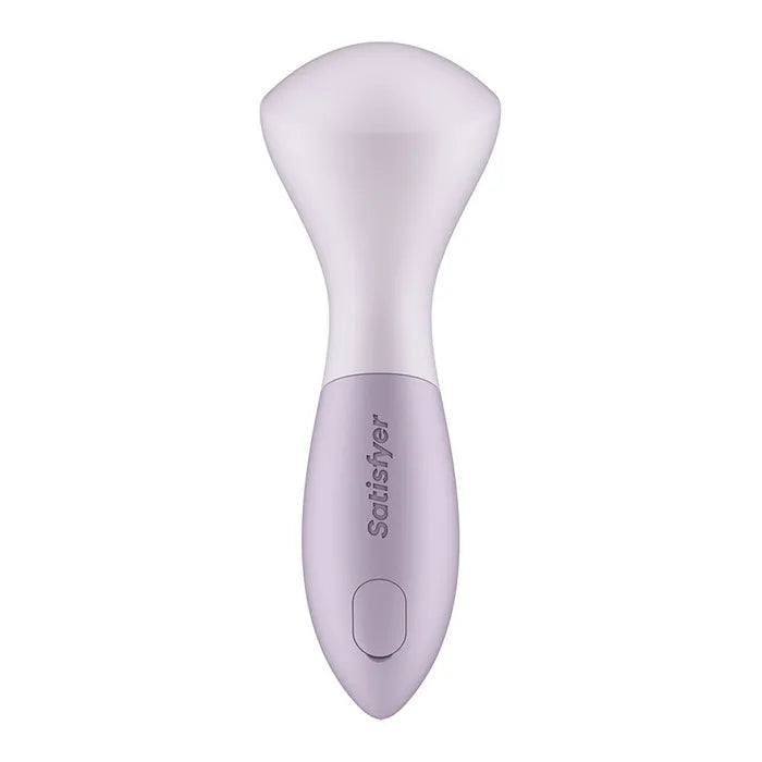 Satisfyer Wand Erful USB Rechargeable Air Pulse Massage Wand 15.8cm Violet Satisfyer