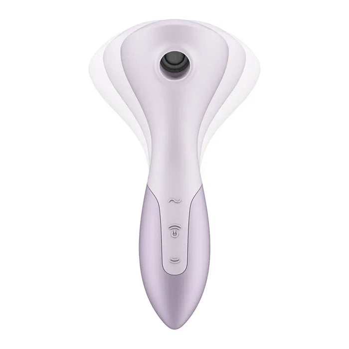 Satisfyer Wand Erful USB Rechargeable Air Pulse Massage Wand 15.8cm Violet Satisfyer