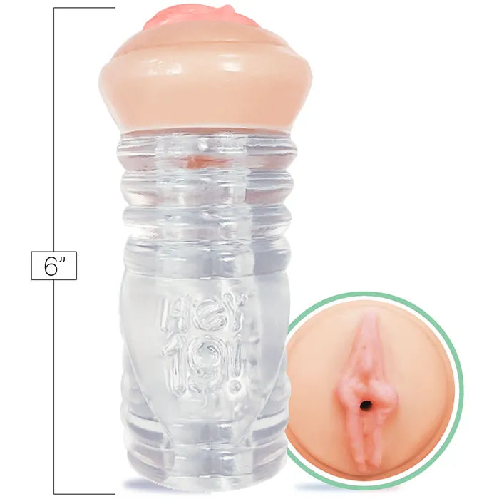 Icon Brands Hey 19! Lucy Tyler Teen Vagina Stroker Flesh / Clear
