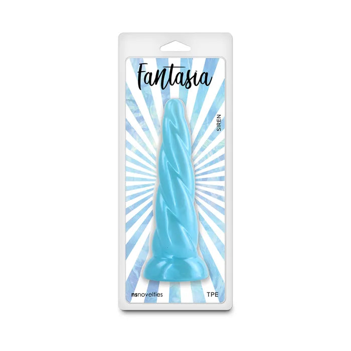 NS Novelties Fantasia Siren Turquoise Dildo  19cm Blue
