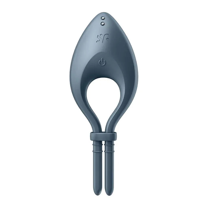 Satisfyer Bullseye Navy Vibrating Adjustable Lasso Cock Ring